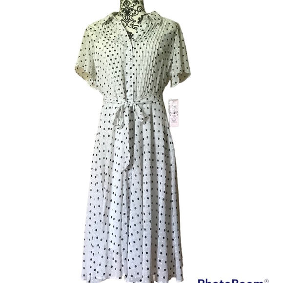 NANETTE LEPORE POLKA DOT DRESS - Picture 2 of 5